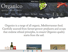 Tablet Screenshot of organico.co.uk