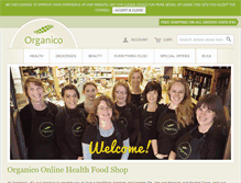 Tablet Screenshot of organico.ie